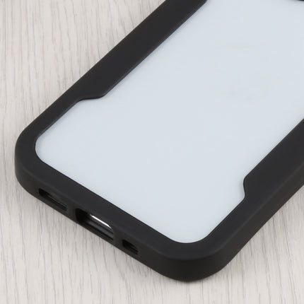 Acrylic + TPU 360 Degrees Full Coverage Shockproof Protective Case For iPhone 13(Black)-garmade.com