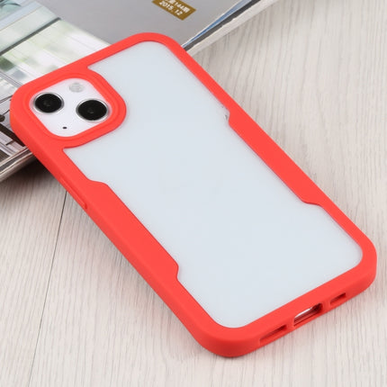 Acrylic + TPU 360 Degrees Full Coverage Shockproof Protective Case For iPhone 13(Red)-garmade.com