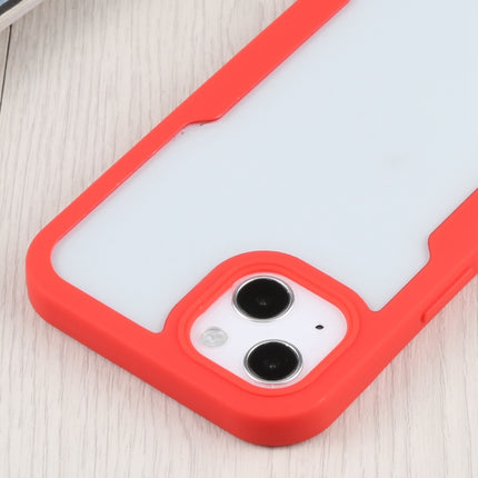 Acrylic + TPU 360 Degrees Full Coverage Shockproof Protective Case For iPhone 13(Red)-garmade.com