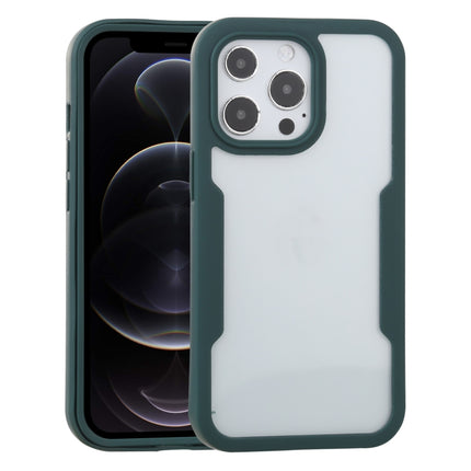 Acrylic + TPU 360 Degrees Full Coverage Shockproof Protective Case For iPhone 13 Pro(Green)-garmade.com
