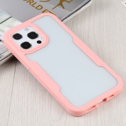 Acrylic + TPU 360 Degrees Full Coverage Shockproof Protective Case For iPhone 13 Pro(Pink)-garmade.com