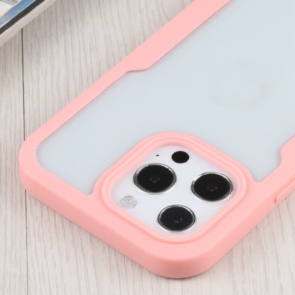 Acrylic + TPU 360 Degrees Full Coverage Shockproof Protective Case For iPhone 13 Pro(Pink)-garmade.com