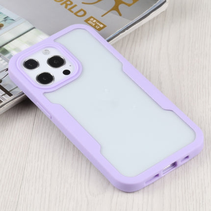 Acrylic + TPU 360 Degrees Full Coverage Shockproof Protective Case For iPhone 13 Pro(Purple)-garmade.com