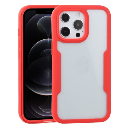 Acrylic + TPU 360 Degrees Full Coverage Shockproof Protective Case For iPhone 13 Pro(Red)-garmade.com