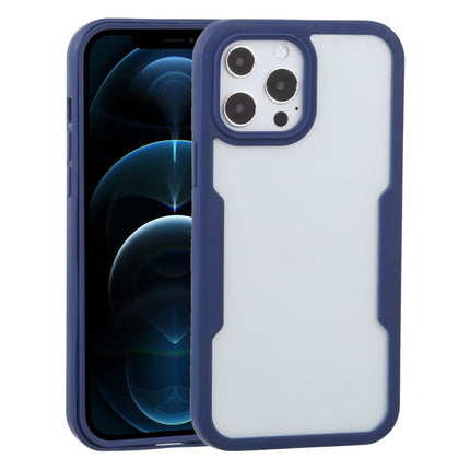 Acrylic + TPU 360 Degrees Full Coverage Shockproof Protective Case For iPhone 13 Pro Max(Blue)-garmade.com