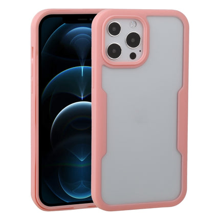 Acrylic + TPU 360 Degrees Full Coverage Shockproof Protective Case For iPhone 13 Pro Max(Pink)-garmade.com