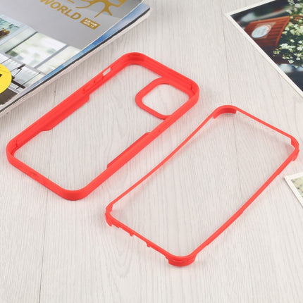 Acrylic + TPU 360 Degrees Full Coverage Shockproof Protective Case For iPhone 13 Pro Max(Red)-garmade.com