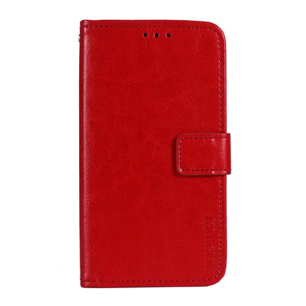 idewei Crazy Horse Texture Horizontal Flip Leather Case with Holder & Card Slots & Wallet For iPhone 13 mini(Red)-garmade.com