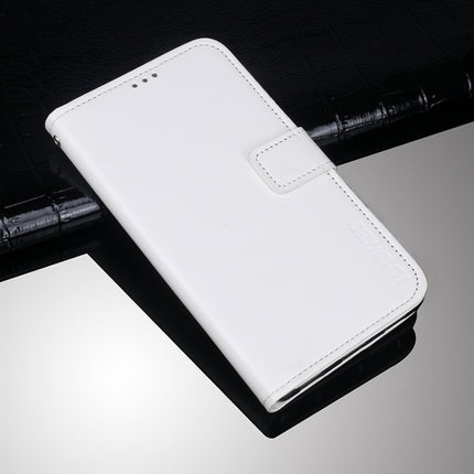 idewei Crazy Horse Texture Horizontal Flip Leather Case with Holder & Card Slots & Wallet For iPhone 13 mini(White)-garmade.com