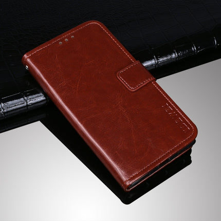idewei Crazy Horse Texture Horizontal Flip Leather Case with Holder & Card Slots & Wallet For iPhone 13(Brown)-garmade.com