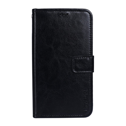 idewei Crazy Horse Texture Horizontal Flip Leather Case with Holder & Card Slots & Wallet For iPhone 13 Pro(Black)-garmade.com