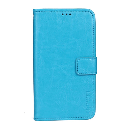 idewei Crazy Horse Texture Horizontal Flip Leather Case with Holder & Card Slots & Wallet For iPhone 13 Pro(Sky Blue)-garmade.com