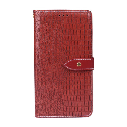 idewei Crocodile Texture Horizontal Flip Leather Case with Holder & Card Slots & Wallet For iPhone 13 Mini(Red)-garmade.com