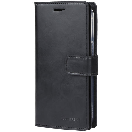 GOOSPERY MANSOOR Crazy Horse Texture Horizontal Flip Leather Case with Holder & Card Slots & Wallet For iPhone 13 mini(Black)-garmade.com