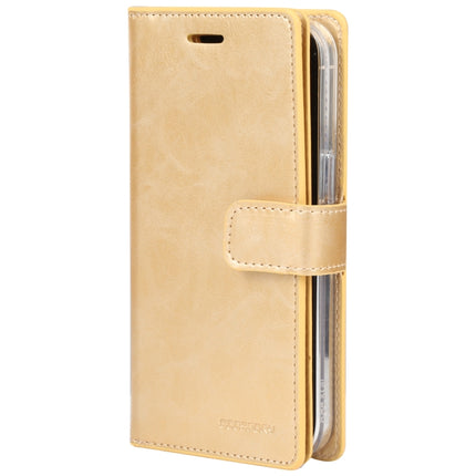 GOOSPERY MANSOOR Crazy Horse Texture Horizontal Flip Leather Case with Holder & Card Slots & Wallet For iPhone 13 Pro(Gold)-garmade.com