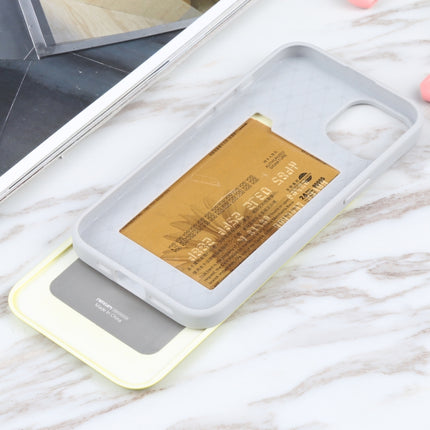 GOOSPERY SKY SLIDE BUMPER TPU + PC Sliding Back Cover Protective Case with Card Slot For iPhone 13 Pro(Yellow)-garmade.com