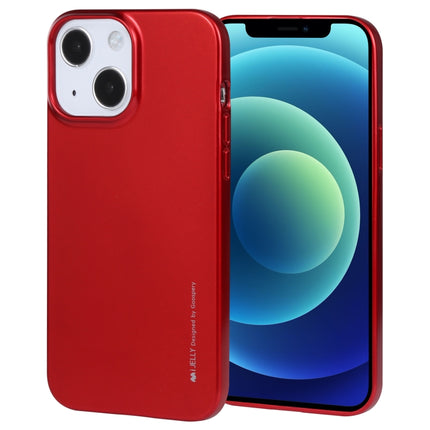 GOOSPERY i-JELLY TPU Shockproof and Scratch Case For iPhone 13(Red)-garmade.com
