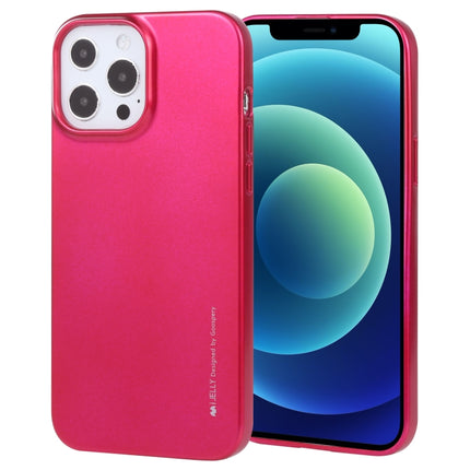 GOOSPERY i-JELLY TPU Shockproof and Scratch Case For iPhone 13 Pro Max(Rose Red)-garmade.com