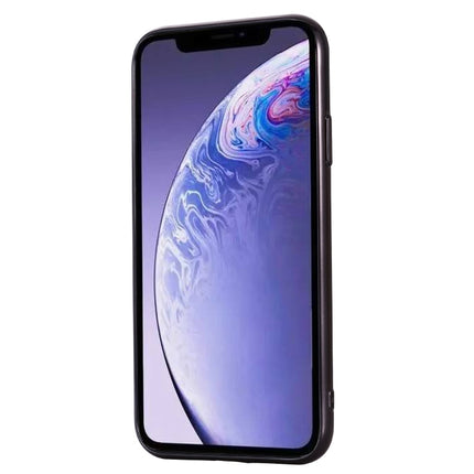 For iPhone 11 GEBEI Plating TPU Shockproof Protective Case(Black)-garmade.com
