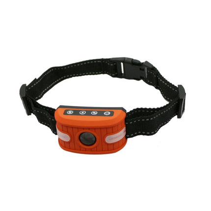 RC-302B Pet Bark Stopper Electric Shock Dog Training Collar Anti-interference Stop Calling Device(Orange)-garmade.com