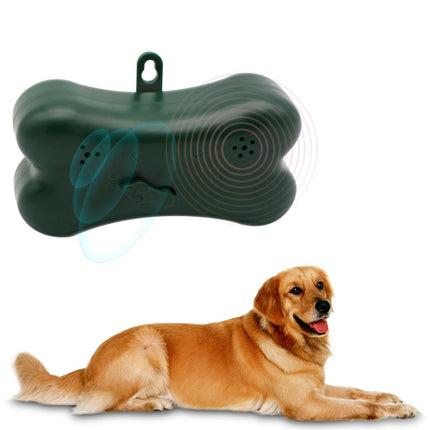 RC-518 Home Ultrasonic Dog Stop Barking Device(Dark Green)-garmade.com
