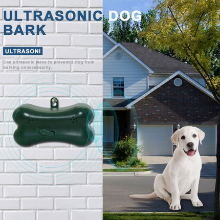 RC-518 Home Ultrasonic Dog Stop Barking Device(Dark Green)-garmade.com