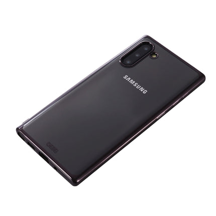 For Galaxy Note 10 GEBEI Plating TPU Shockproof Protective Case(Black)-garmade.com