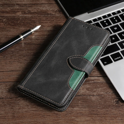 Stitching Skin Feel Magnetic Buckle Horizontal Flip PU Leather Case with Holder & Card Slots & Wallet For iPhone 13 Pro(Black)-garmade.com