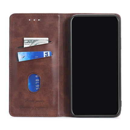 Cow Texture Magnetic Horizontal Flip Leather Case with Holder & Card Slots For iPhone 13 Pro(Blue)-garmade.com