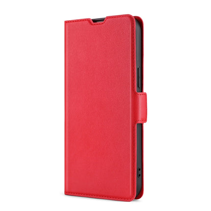 Ultra-thin Voltage Side Buckle PU + TPU Horizontal Flip Leather Case with Holder & Card Slot For iPhone 13 mini(Red)-garmade.com