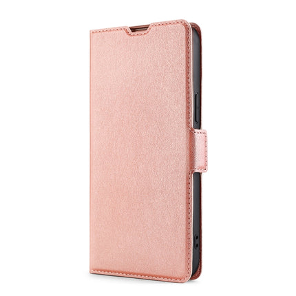 Ultra-thin Voltage Side Buckle PU + TPU Horizontal Flip Leather Case with Holder & Card Slot For iPhone 13 mini(Rose Gold)-garmade.com