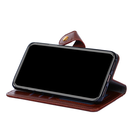 Zipper Bag PU + TPU Horizontal Flip Leather Case with Holder & Card Slot & Wallet & Lanyard For iPhone 13 Pro(Brown)-garmade.com
