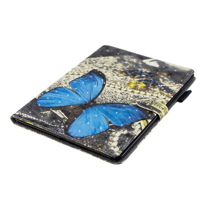 For iPad 10.2 3D Embossing Pattern Horizontal Flip Leather Case with Holder & Card Slots & Wallet(Flower Butterfly)-garmade.com