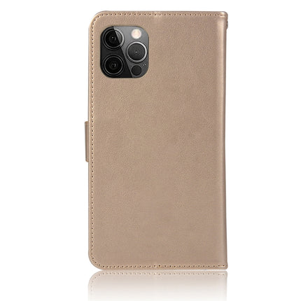 Wind Chime Owl Embossing Pattern Horizontal Flip Leather Case with Holder & Card Slots & Wallet For iPhone 13 Pro Max(Rose Gold)-garmade.com