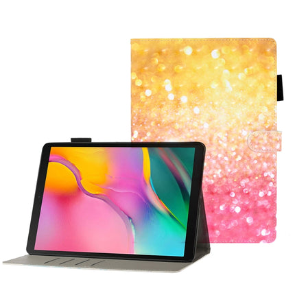 For Galaxy Tab A 8.0 (2019) T290 3D Embossing Pattern Horizontal Flip Leather Case with Holder & Card Slots & Wallet(Sand)-garmade.com