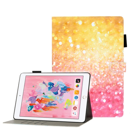 For iPad 5 / 6 / 7 / 8 3D Embossing Pattern Horizontal Flip Leather Case with Holder & Card Slots & Wallet(Sand)-garmade.com