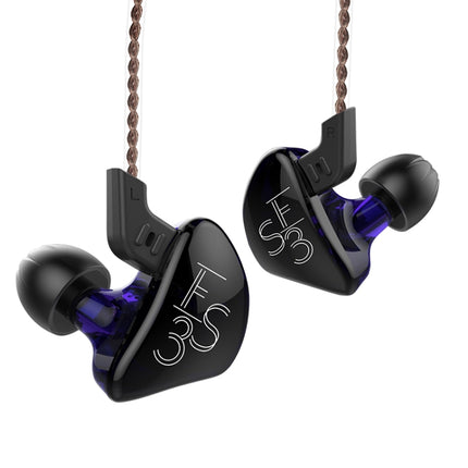KZ ES3 Standard Version 3.5mm Hanging Ear Sports Design In-Ear Style Wired Earphone, Cable Length: 1.2m(Purple)-garmade.com