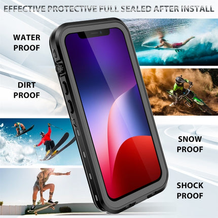 RedPepper Transparent Dot Shockproof Waterproof PC + TPU Protective Case For iPhone 13(Black)-garmade.com