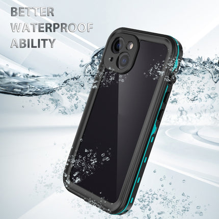 RedPepper Transparent Dot Shockproof Waterproof PC + TPU Protective Case For iPhone 13 (Blue)-garmade.com