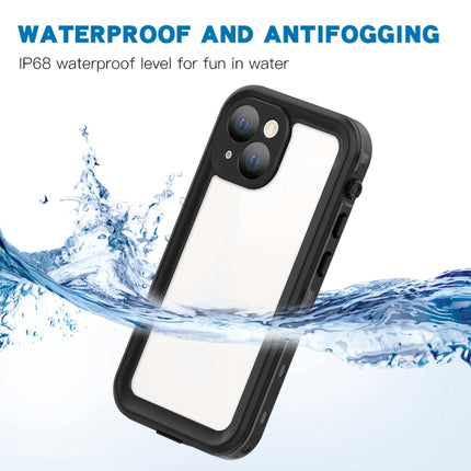 RedPepper Transparent Dot Shockproof Waterproof PC + TPU Protective Case For iPhone 13 mini(Black)-garmade.com