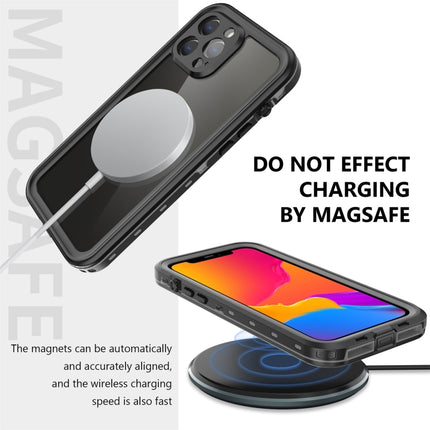 RedPepper Transparent Dot Shockproof Waterproof PC + TPU Protective Case For iPhone 13 Pro Max(Black)-garmade.com