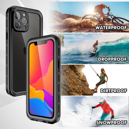 RedPepper Transparent Dot Shockproof Waterproof PC + TPU Protective Case For iPhone 13 Pro Max(Black)-garmade.com