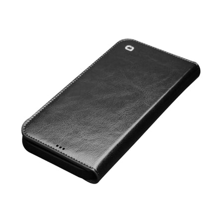 QIALINO Horizontal Flip Leather Case with Holder & Card Slots & Wallet For iPhone 13 mini(Black)-garmade.com