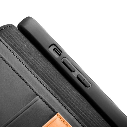 QIALINO Business Horizontal Flip Leather Case with Holder & Card Slots & Wallet For iPhone 13(Black)-garmade.com