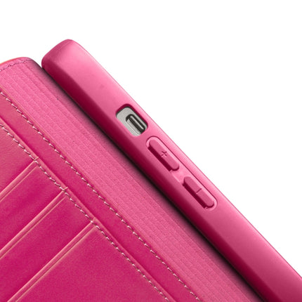 QIALINO Business Horizontal Flip Leather Case with Holder & Card Slots & Wallet For iPhone 13 (Rose Red)-garmade.com