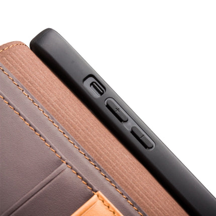 QIALINO Business Horizontal Flip Leather Case with Holder & Card Slots & Wallet For iPhone 13 Pro(Brown)-garmade.com