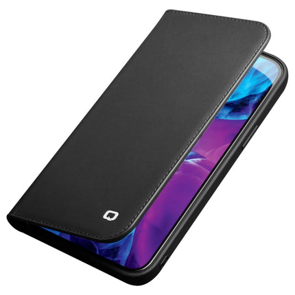 QIALINO Business Horizontal Flip Leather Case with Holder & Card Slots & Wallet For iPhone 13 Pro Max(Black)-garmade.com