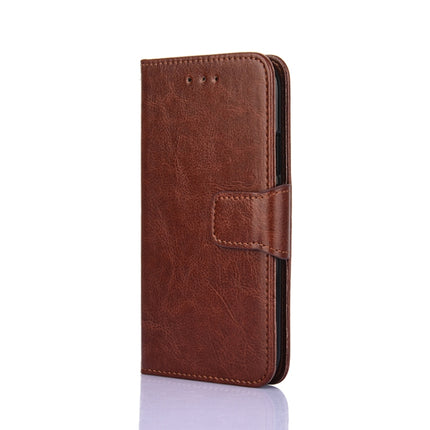 Crystal Texture Horizontal Flip Leather Case with Holder & Card Slots & Wallet For iPhone 13 mini(Brown)-garmade.com