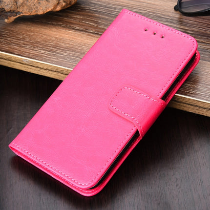 Crystal Texture Horizontal Flip Leather Case with Holder & Card Slots & Wallet For iPhone 13 mini(Rose Red)-garmade.com
