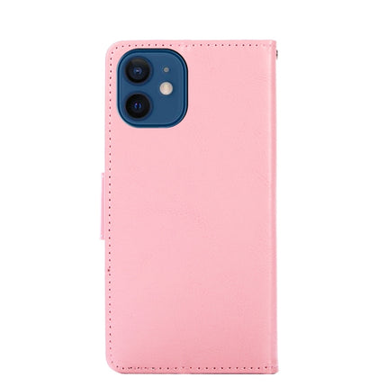 Crystal Texture Horizontal Flip Leather Case with Holder & Card Slots & Wallet For iPhone 13 mini(Pink)-garmade.com